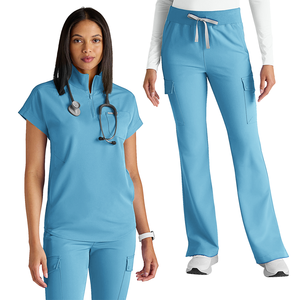 Divise Mediche Personalizzate OEM all'Ingrosso con Logo Personalizzato per Donne Mediche, Infermieri e Personale Ospedaliero - Product Image 3