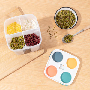 <strong>Kitchen</strong> Grain <strong>Storage</strong> Box Sealed Tank Compartment Food Grade <strong>Storage</strong> <strong>Jar</strong> <strong>Kitchen</strong> <strong>Storage</strong> Container Multi-functional Grain <strong>Jar</strong> - Product Image 3