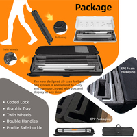 HAWK Agent Wanted 10s Assembly Collapsible Advertising Fabric Led Lightbox Frameless Pop up Foldable Fabric Seg Light Box Stand