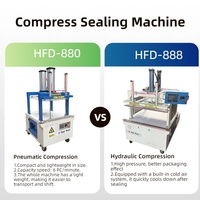 Machine d'emballage par compression hydraulique HFD-888, sans compresseur d'air de grande taille, système de vent froid pour l'exportation de matelas et de couettes
