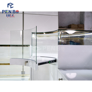 Chất lượng cao tùy chỉnh LED ánh sáng kiosk Showcase tùy chỉnh logo Nước hoa trang sức quang học Kính mát kiosk Mall kiosk thiết kế - Product Image 6