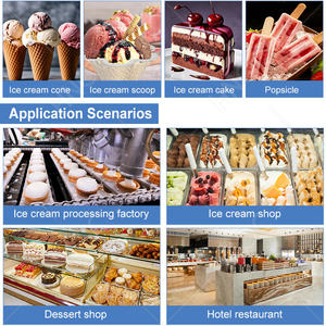 Congelador Continuo de Helados HNOC 100L 300L 350L 700L 1000L - Precio de Máquina de Congelación de Helados - Product Image 6