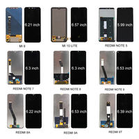 Pantalla LCD Original para Redmi 9A 8A 9T 10C 12C 13C Note 7 8 9 Pro 10X 8T A1 A2 Poco C40 C55 C65 Service Pack LCDs para Teléfono Móvil