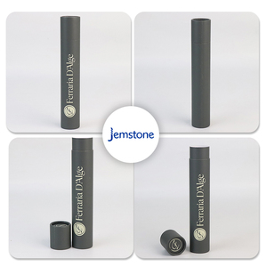 Embalaje de caja de tubo de papel biodegradable con logotipo personalizado ecológico con logotipo personalizado - Product Image 6