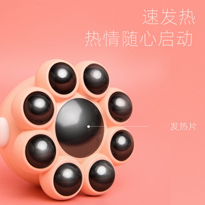 Octopus Mini Neck Massager 46C 52C <b>Heating</b> <b>USB</b> Rechargeable Portable Massage Device - Product Image 4