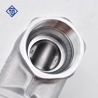 Válvula de Compuerta Roscada de Acero Inoxidable con Extremos NPT/BSP, Cuerpo CF8/CF8M, Operación Manual con Volante