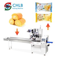 Machine d'emballage automatique horizontale pour biscuits en forme de coussin, machine d'emballage de sacs à flux arrière