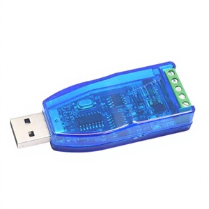 โมดูลการสื่อสาร USB ถึง RS232/RS485 เกรดอุตสาหกรรม ตัวแปลงพอร์ตอนุกรมแบบสองทิศทางแบบฮาล์ฟดูเพล็กซ์ ป้องกันสายไฟด้วย TVS U - Product Image 1