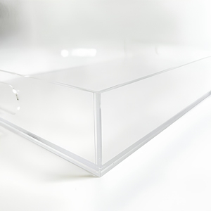 Plateau <span class=keywords><strong>d</strong></span>écoratif en acrylique, organisateur de comptoir pour salons, tables basses ottomanes, bureaux, cuisines et pour servir les invités - Product Image 2
