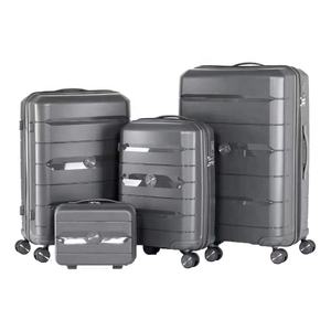Boa Qualidade Por Atacado Barato AE UAE PP OEM Carry on Tamanho 12 20 24 28 8 Roda Trolley Leve Saco De Viagem Mala Conjunto De Bagagem - Product Image 2