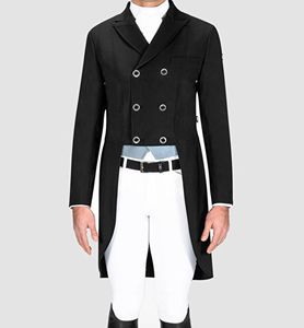 เสื้อโค้ทแข่งขันขี่ม้าแบบเดรสสาจสำหรับผู้ชาย สามารถปรับแต่งได้ - Product Image 1