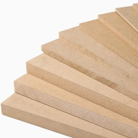 Panneau MDF uni 1220X2440mm 12mm 15mm 16mm d'épaisseur Panneaux de fibres de bois HDF fabriqués à partir de feuilles de MDF de haute qualité