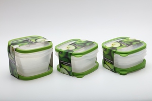 Ensemble de récipients de stockage de nourriture en plastique - Product Image 2