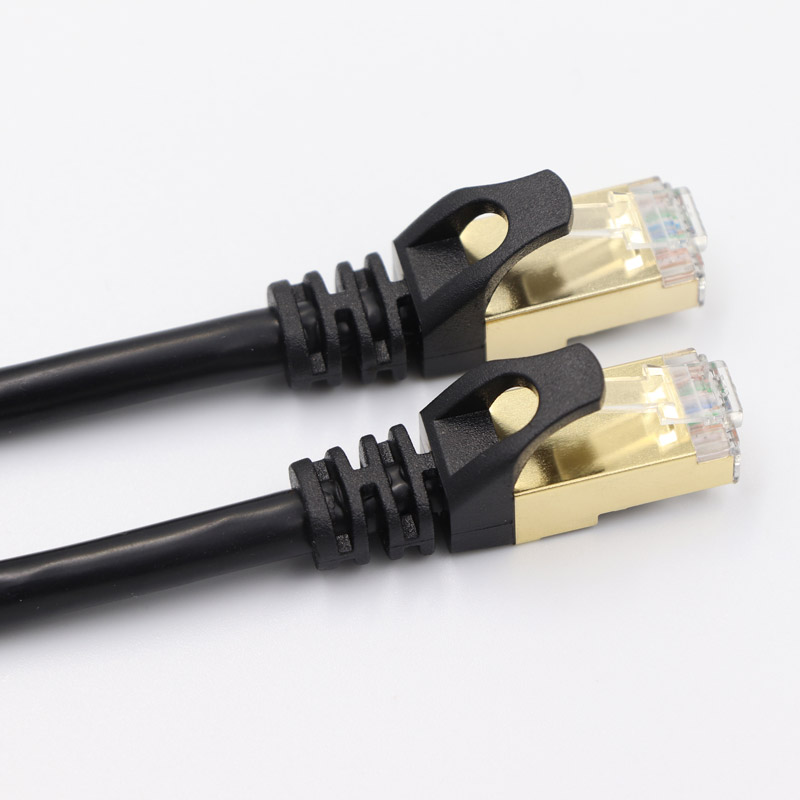 OEM 28awg 4P Cat7 Плоский кабель 2000 МГц 40GBase-T Cat7 патч-кабель U/ftp Lan кабель