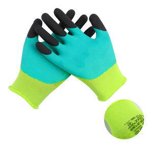 Guanti da lavoro in gommapiuma di sicurezza in lattice con rivestimento in gomma rinforzata - Product Image 4