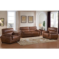 Tianhang Furniture, ensemble de canapés en cuir de luxe le plus populaire, chaises, canapé de salon 3 + 2 + 1 pour la maison
