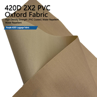 Wasserdichter 420D Eng Gewebter 2x2 PVC Oxford Stoff 100% Polyester Gepäckorganizer Komprimierbare Packwürfel