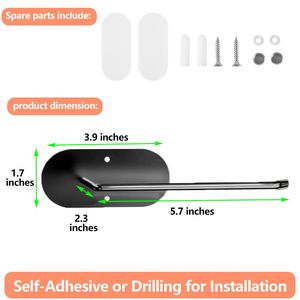 ตัวจัดระเบียบฝาแก้วแบบมีกาวในตัวหรือเจาะใต้ตู้ตัวแขวนฝาปิดแก้วน้ำแขวนสำหรับห้องครัว - Product Image 5