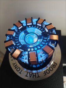 Reactor <span class=keywords><strong>de</strong></span> Arco Magnético Flotante <span class=keywords><strong>de</strong></span> Iron Man, Modelo <span class=keywords><strong>de</strong></span> Aleación con Luz LED, Decoración <span class=keywords><strong>de</strong></span> Escritorio, Colección Geek, <span class=keywords><strong>Regalo</strong></span> <span class=keywords><strong>de</strong></span> <span class=keywords><strong>Cumpleaños</strong></span> - Product Image 6