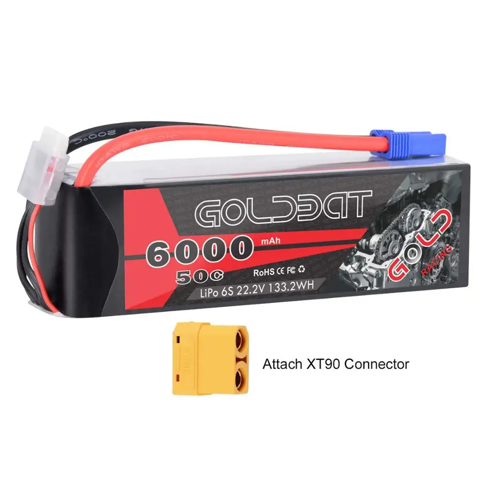 Аккумулятор LiPo ру Akku 6S 6000 мАч 22,2 в 50C для радиоуправляемой машинки Evader BX Радиоуправляемый грузовик Truggy Heli самолет Дрон