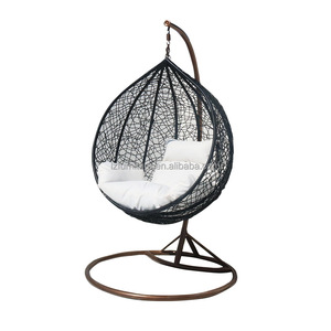 Hanging Chair with Round <b>Frame</b> Hanging Egg Garden <b>Swing</b> <b>Swing</b> Chair Wicker Patio <b>Swings</b> Chair - Product Image 1