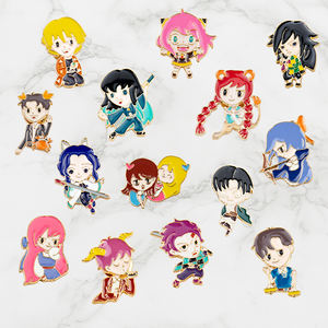 Pin de esmalte suave con purpurina de animales de dibujos animados, arcoíris, servicio público de caridad, logotipo interactivo, insignia personalizada, pines de profesor de bruja - Product Image 1