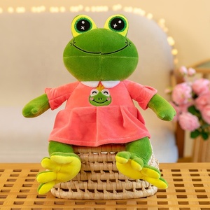 ลิซ่าของเล่นตุ๊กตากบคู่น่ารัก, ตุ๊กตาผ้าฝ้ายออร์แกนิกของเล่นนุ่มยัดไส้เล็บเครื่องของขวัญวันเกิด - Product Image 2