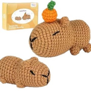 Kit de Ganchillo para Animales Ute, Paquete de Materiales para Amigurumi, Fácil para Principiantes, Muñeco de Mascota Creativo, Decoración de Escritorio - Product Image 5