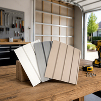 Panneaux muraux en PVC à lattes, capacité 75 lb, robustes, pour garage, atelier et remise, conception à emboîtement