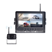 Moniteur de voiture AHD 7 pouces, écran LCD TFT, caméra de recul de voiture, écran tactile, bouton de commande, moniteur pour caméra de camion, pour bus, camping-car, fourgon