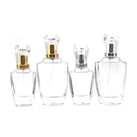 Flacon de parfum personnalisé en gros, 30 ml, 50 ml, 100 ml, flacon de parfum de luxe vide, flacon de parfum en verre avec vaporisateur atomisateur