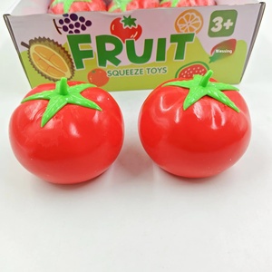 Jouet anti-stress en forme de tomate à presser, modèle de fruit décoratif, jouet sensoriel, vente chaude - Product Image 4