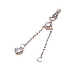 โซ่เงินแท้ S925 แบบยาว พร้อมไข่มุกหนา สำหรับทำสร้อยคอ DIY พร้อมสายคล้องข้อมือแบบหัวเข็มขัด สำหรับอุปกรณ์ทำเครื่องประดับแบบโซ่เด็ก - Product Image 5