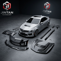 Kit de modification extérieure Cadillac CTS-V : Amélioration aérodynamique, capot avant, ailes, tuning, remplacement de pare-chocs de voiture