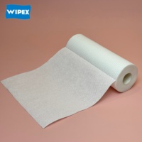 WIPEX Fusselfreie Küchentücher Wiederverwendbare Reinigungstücher Rolle Waschbare Spunlace-Tücher Einweg-Haushaltsreinigungstücher