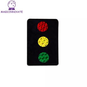 Cartes Magic Stoplight couleur sélectionnée apparaissant sur une autre <span class=keywords><strong>carte</strong></span> vierge Close-up Magic Gimmick jouet accessoires magiques pour enfants - Product Image 3