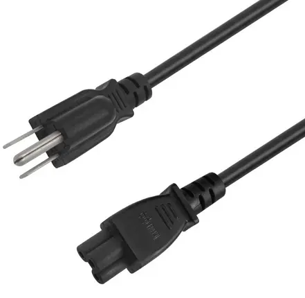 Bilgisayar  uzatma kablosu dizüstü bilgisayar 3 Pin fiş uzatma Nema 5-15P Svt 18Awg 3C 110V C5 Mickey Mouse güç kablosu