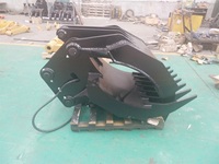 Grappin hydraulique pour excavatrice JCB de 14 tonnes avec cylindre haute puissance, grappins pour bûches