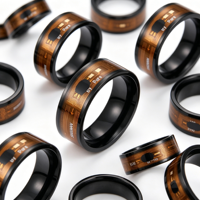 Bague Intelligente NFC en Silicone Connectable, Mini-Tag Portable Étanche 13,56 MHz, Nouveau Design, Programmable, Vente en Gros