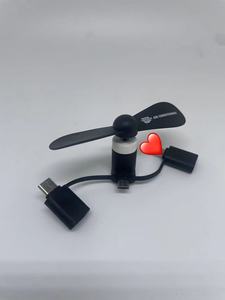 Bán buôn biểu tượng tùy chỉnh <span class=keywords><strong>USB</strong></span> Mini Fan Đối với iPhone và Android 2 trong 1 xách tay mini fan đối với điện thoại thông minh - Product Image 5