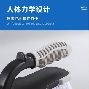 Cepillo para lavado de autos Kaiyoujie, cepillo para ruedas de plástico gris con cerdas blancas para limpieza de neumáticos y eliminación de manchas - Product Image 4