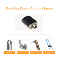 Cadenas électronique passif de sécurité en acier inoxydable IP68, géré par clé, pour site télécom, 69,9 $
