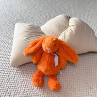 Prix d'usine JC Bashful Luxe Amberley Bunny Peluche Lapin en fourrure douce de luxe à longues oreilles, Cadeau haut de gamme pour bébé