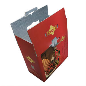 Custom Logo Printed Recycled Cardboard Seafood/<strong>Meat</strong> Insulated Thermal Box Aluminum Foil Paper Gift Packing Packaging Carton Box - Product Image 4