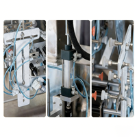 Machine de remplissage de liquides polyvalente pour sachets préformés, idéale pour les jus, les gelées et les pâtes alimentaires