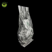 Sachets de thé transparents personnalisés pochette debout emballage de thé sac en papier d'aluminium à gousset latéral