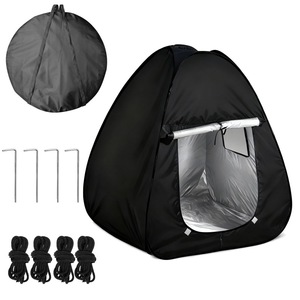 Tente sensorielle en nylon noir pour intérieur et extérieur, zone pour enfants de 2 ans et plus, unisexe, pliable et portable - Product Image 2