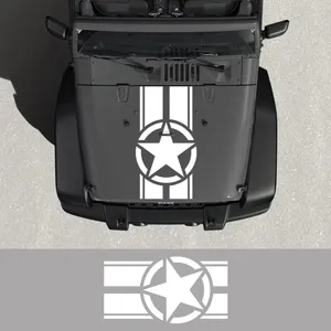 Pegatina para el Capó del Coche, para <span class=keywords><strong>Jeep</strong></span> Renegade Patriot Wrangler JK L TJ Trail Hawk <span class=keywords><strong>Rubicon</strong></span>, Accesorios de Tuning, Calcomanías de Vinilo DIY - Product Image 2