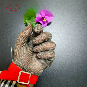 Nuevos Guantes de Seguridad Anticorte de Acero Inoxidable con Malla de 5 Dedos EN388/5 ANSI 9 Sin Recubrimiento, Resistentes a Cortes, Desgarros y Abrasión - Product Image 5