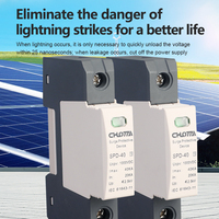 Dispositif de protection contre les surtensions LONG TAI SPD-40 2P DC T2 2.4kV Protection 20kA 1000VDC Direct Usine Solaire Photovoltaïque CE Montage sur Rail DIN 35mm